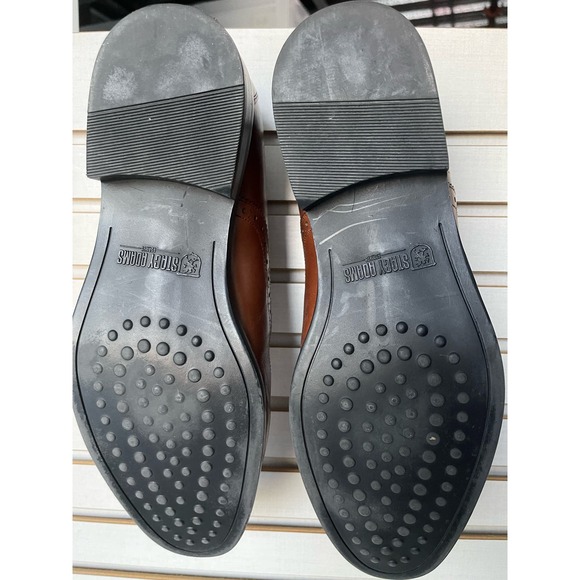 Men’s Stacy Adams Wingtips Leather Dress Shoe Size 11W - Picture 6 of 6